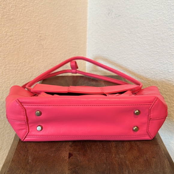 BOTTEGA VENETA Arco Intrecciato Leather Tote Bag in Pink Authentic - Picture 5 of 17